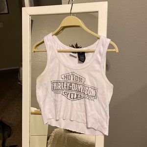 Vintage Harley Davidson tank!